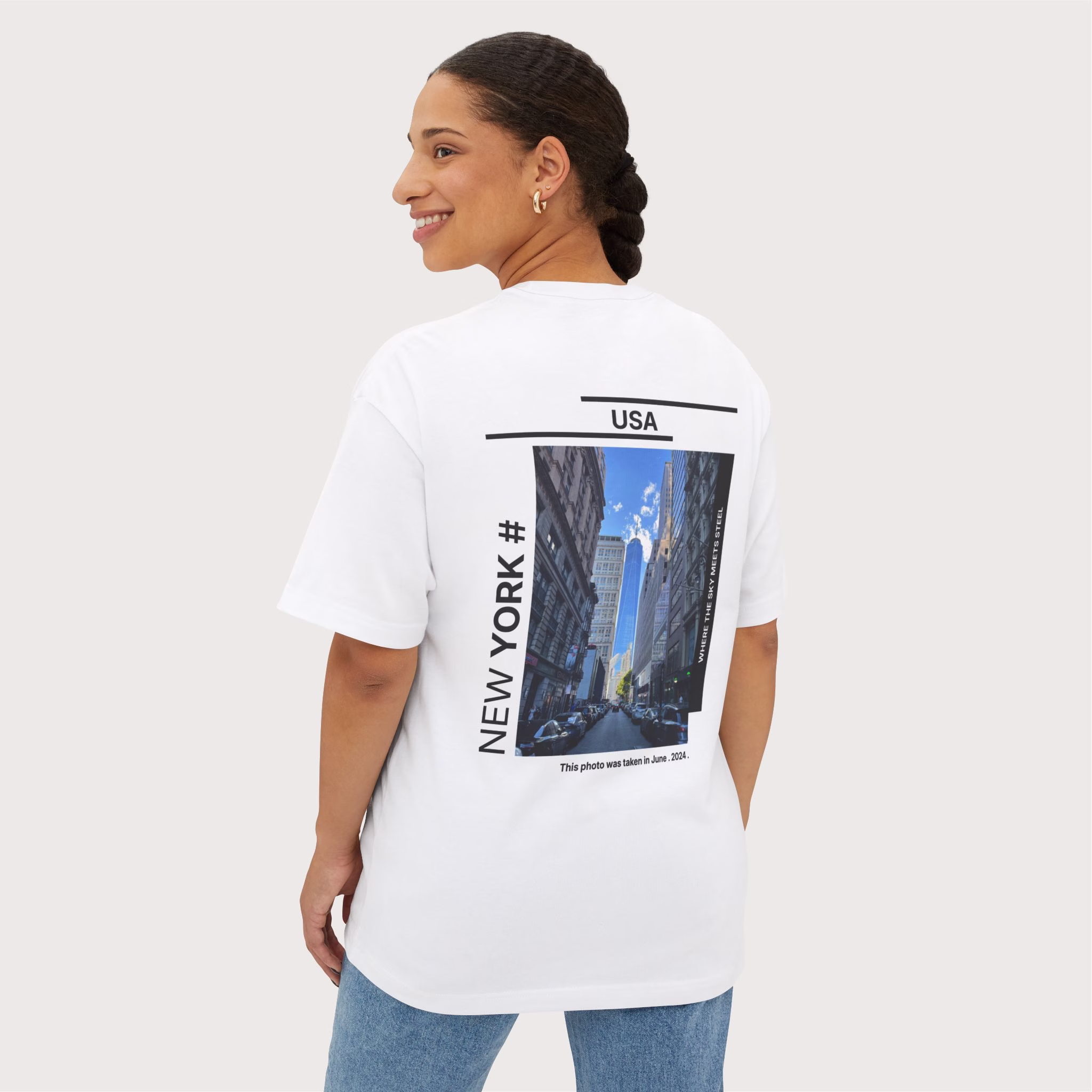 Copy of Unisex Oversized Boxy Tee - Image 2