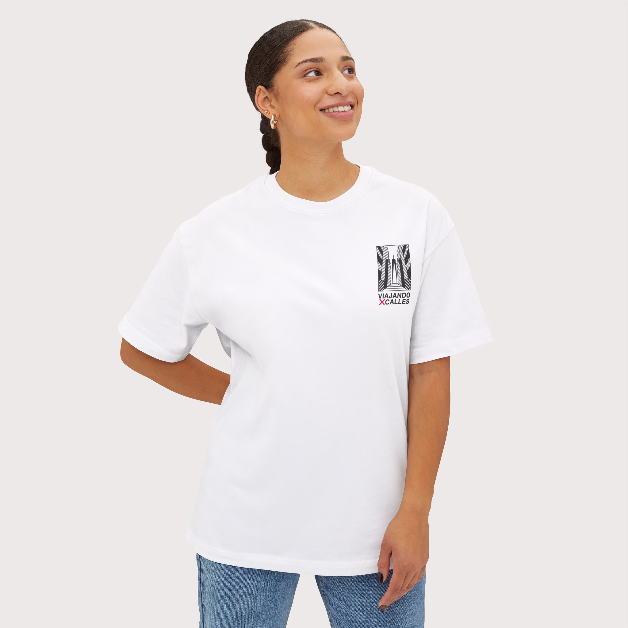 New York 4 - Unisex Oversized Boxy Tee - Image 6